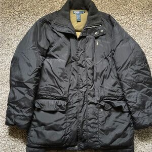 Polo Ralph Lauren Charcoal Puffer Coat